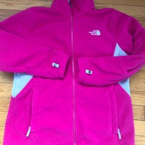 Hot pink ladies The North Face Fleece